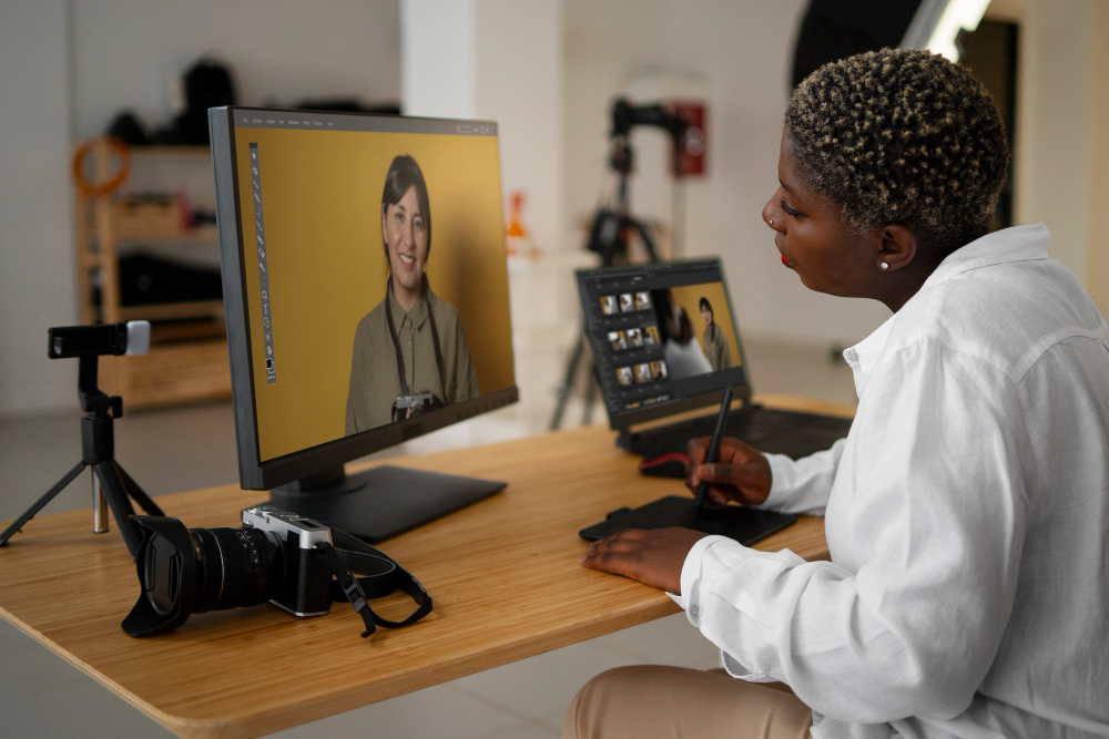 a student-focused image or video